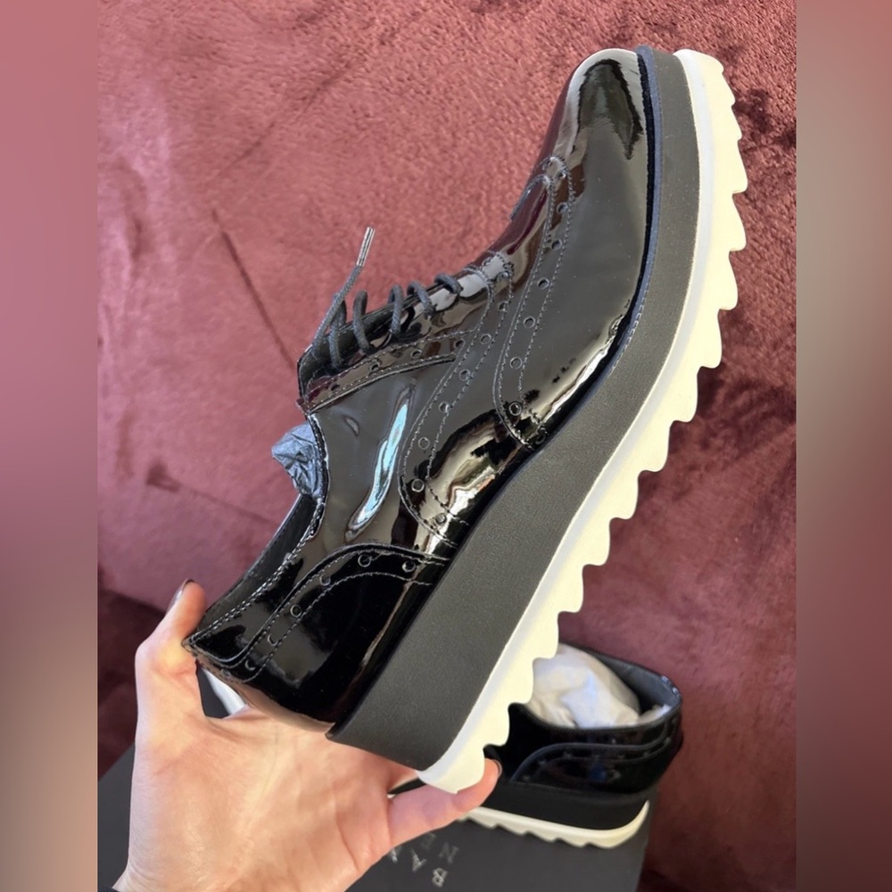 Barneys New York Black Patent Leather loafers